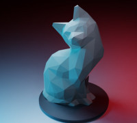 Cat 3D model