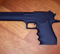 CSGO deagle with blowback and shell ejection 3D model