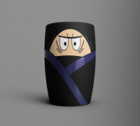Ninja Pot 01(Easy) 3D model