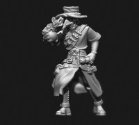Plague doctor 3D model