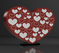 Love Lamp 3D model