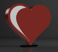 Love Lamp 3D model