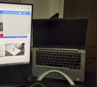 Laptop Vertical Stand 3D model