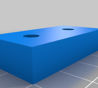 Ender 5 Plus Linear Rail Bed Spacer 3D model