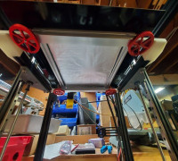 Ender 5 plus linear rail mods bed supports 3D model