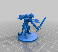 Tabaxi Tiger Fighter v2 3D model