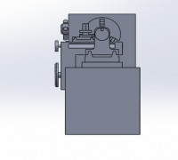 mechanical parallel lathe 3D model