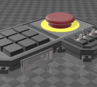 Star Citizen Drake Button Box 3D model