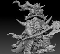Plague axe guy 3D model