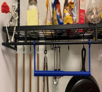 Paper towel Holder (hook) 3D model