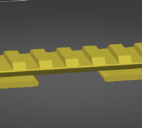 molly rail attachment 3D model