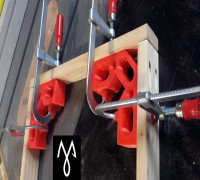 Serious Clamp It Square ! (3 sizes) 3D model