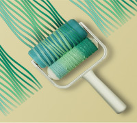 Wave Paint Roller 3D model