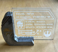 Droid ID Card Holder 3D model