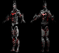 Hellbat full armor 3D model