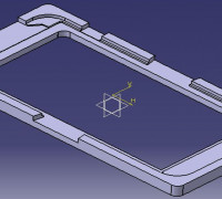 A7 alignment mold 3D model