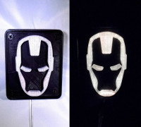 IRONMAN LED Light/Nighlight 3D model