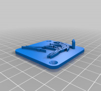 Bird Keyholder 3D model