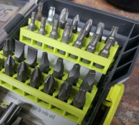 RYOBI driver bit kit mounts 3D model