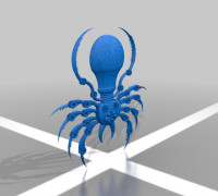 Steampunk Spider Frame 3D model
