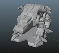Barghest Battlemech 3D model