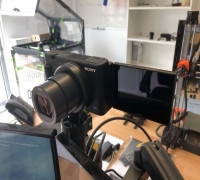 Camera webcam mount for screen holder 3D model