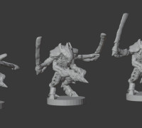Epic Tyranid Warriors 3D model