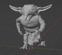 Mutant Goblin 3D model