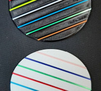 Filament Coaster 3D model