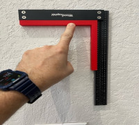 Woodraphic Precision Square Holder 3D model