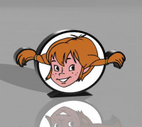 Fifi Longstocking lamp 3D model