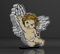 Angel Lamp V2 3D model