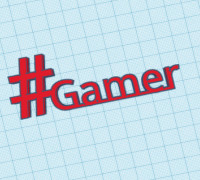 Gaming setup ornament 3D model