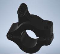 Motorcycle DJI Remote Adapter 3D model
