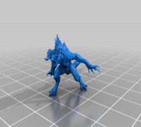 Fallout RPG - Enclave Domestication Deathclaw Unit 3D model