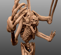 Skeleton King - Tabletop Miniature 3D model