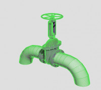 Gate Valve 3D model