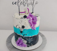 Celebrate" cake topper 3D model