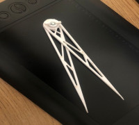 Measure compass  3D model