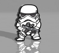 stormtrooper lamp 3D model