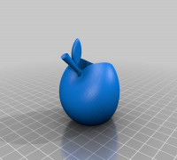 apple pencil holder customizable 3D model