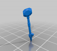 Remixed Weapon Pack for Dwarf Militia 3D model