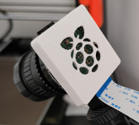 Raspberry Pi Hq camera cover 3D model