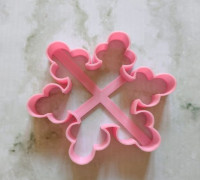 Snowflake cutter 3D model
