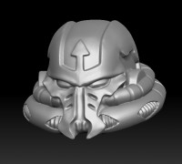Alternate evil space warrior head 3D model