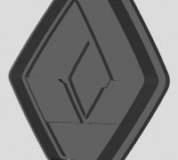 Renult Cookie cutter/Stamp 3D model