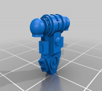 28mm Astrowarrior backpack 3D model