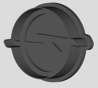 Opel Cookie cutter/Stamp 3D model
