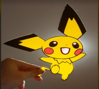 Pichu mini lamp 3D model