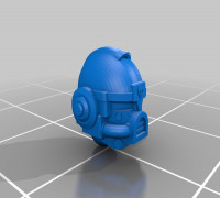 28mm Astrowarrior head 3D model